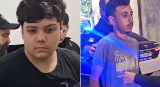 Durante a prisão, os agentes apreenderam uma faca, equipamentos de informática e a pele de um gato