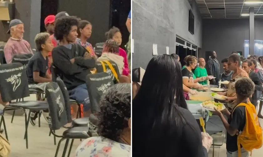 Uma igreja no Rio de Janeiro emocionou ao compartilhar um culto diferente que ocorre todas as sextas-feiras para pessoas em situação de rua.