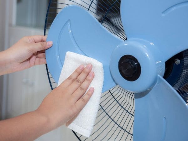 Dica secreta para deixar o ventilador limpo por mais tempo