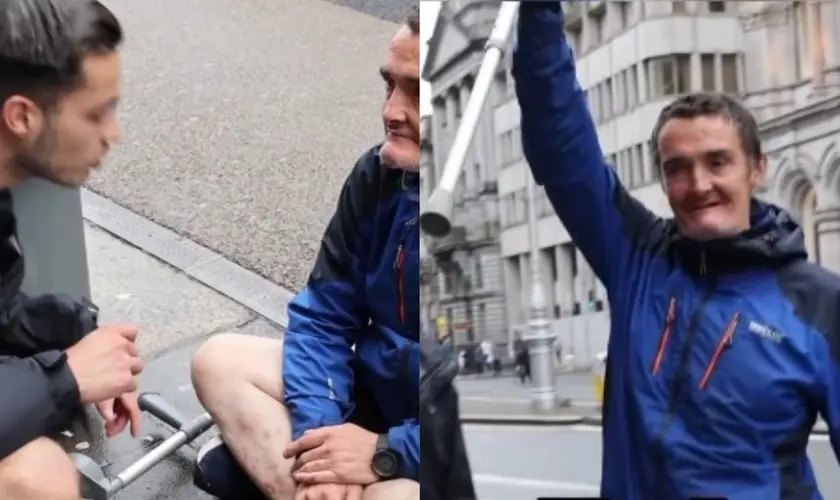 Homem que pedia esmolas é curado após oração na Irlanda: ‘Agora consigo andar’