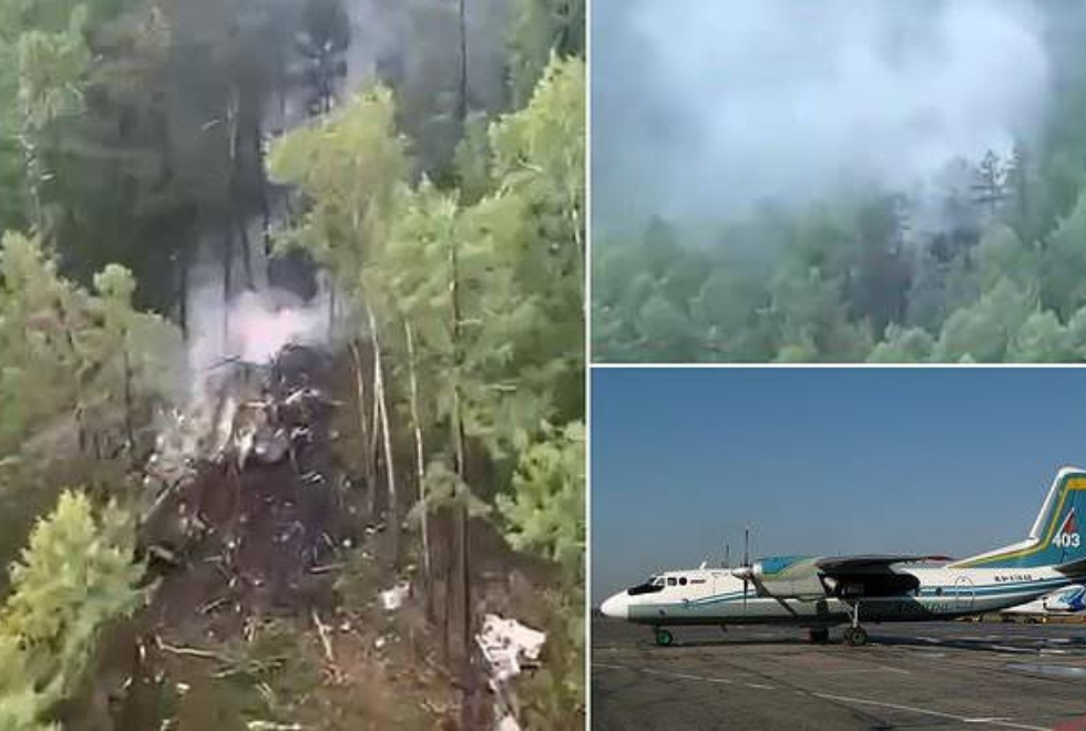 Avião com dezenas de passageiros cai na Rússia