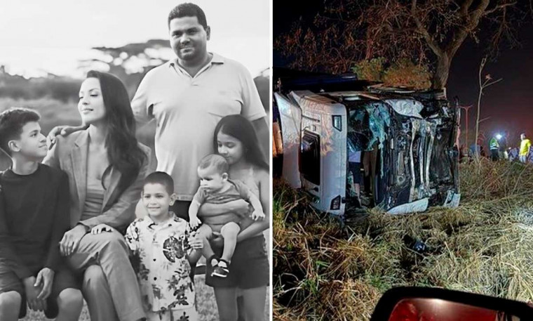 Motorista bêbado mata mãe, pai e 4 filhos em estrada de Goiás