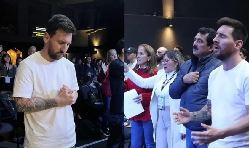 Messi aceitou Jesus? Conversão do jogador é brincadeira de igreja feita por IA
