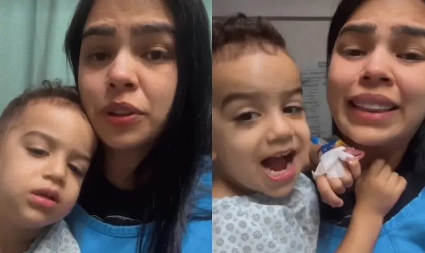 Menino de 2 anos sobrevive à queda do 3º andar e mãe testemunha: "Deus livrou da morte”