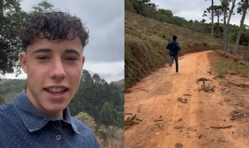 Jovem anda 8 km a pé para ir ao culto em Minas Gerais: ‘Não deixo a distância atrapalhar’