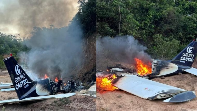Avião de pequeno porte cai e deixa cinco pessoas feridas em Paço do Lumiar