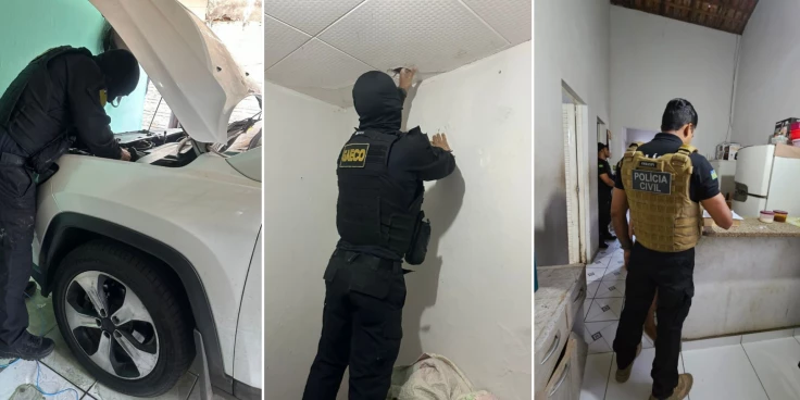 Gaeco mira facção por comércio ilegal de veículos roubados no MA e PI