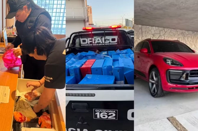 Quase 50 postos de combustíveis foram interditados nesta quarta-feira (5) no Maranhão, Piauí e Tocantins. A operação Carbono Oculto 86 investiga um esquema de lavagem de dinheiro para o Primeiro Comando da Capital (PCC). Clique aqui para seguir o canal do Imirante no WhatsApp Empresas de fachada, fraude e ocultação de patrimônio Segundo a Secretaria de Segurança Pública do Piauí, o grupo usava empresas de fachada, fundos de investimento e fintechs para fraudar o mercado de combustíveis e ocultar patrimônio. De acordo com as informações checadas pelo g1 PI, a investigação revelou interconexão direta entre empresários locais e os mesmos fundos e operadores alvos da Operação Carbono Oculto, que integrou Receita Federal, Polícia Federal, Ministério Público e Polícia Militar de São Paulo. O avião do empresário Haran Santhiago Girão Sampaio foi apreendido na operação, segundo o g1 PI. A polícia também apreendeu um Porsche avaliado em R$ 585 mil. Avião do empresário Haran Santhiago Girão Sampaio é apreendido em operação. (Foto: Divulgação/SSP-PI) Avião do empresário Haran Santhiago Girão Sampaio é apreendido em operação. (Foto: Divulgação/SSP-PI) Postos estão localizados nas seguintes cidades: Maranhão: Caxias, Alto Alegre e São Raimundo das Mangabeiras; Piauí: Teresina, Lagoa do Piauí, Demerval Lobão, Miguel Leão, Altos, Picos, Canto do Buriti, Dom Inocêncio, Uruçuí, Parnaíba e São João da Fronteira; Tocantins: São Miguel do Tocantins.