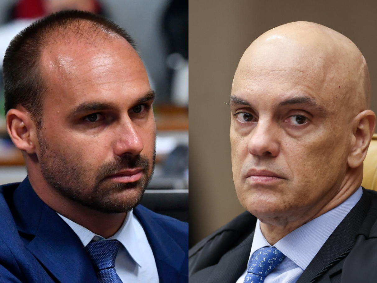 Moraes vota para tornar Eduardo Bolsonaro réu por tentar coagir STF