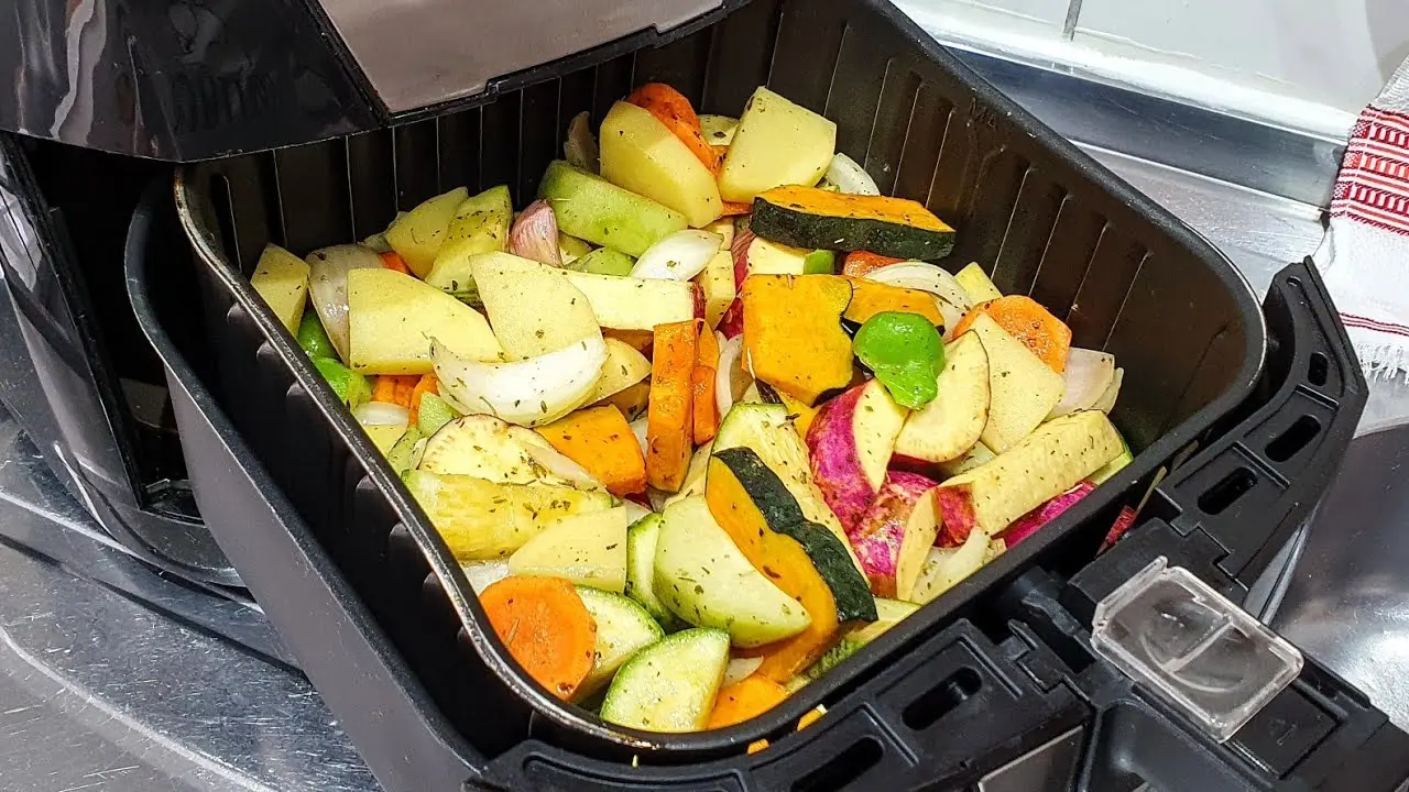 Como deixar legumes crocantes na airfryer com truque simples