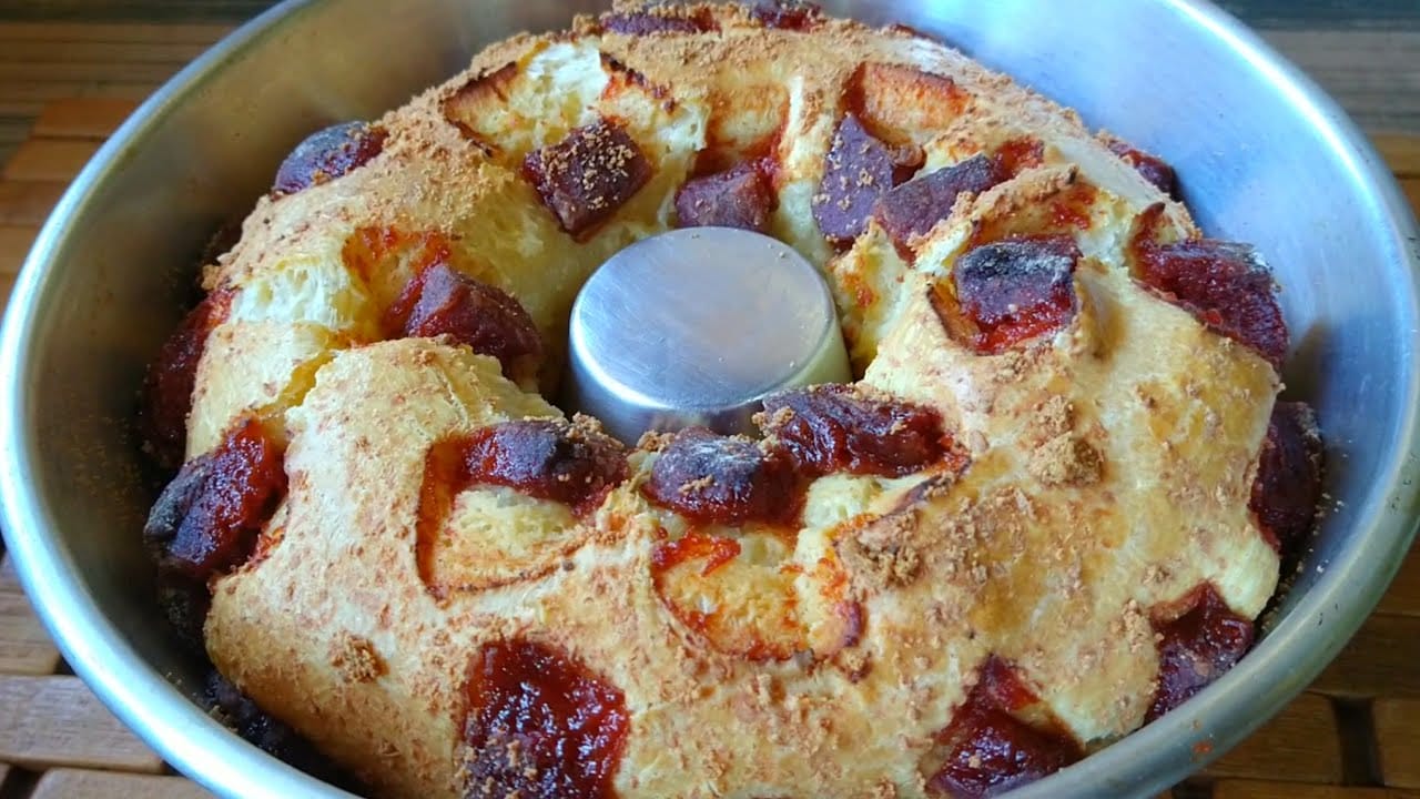 Bolo pão de queijo” feito no liquidificador