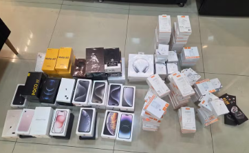 Receita Federal apreende eletrônicos vendidos ilegalmente em redes sociais em operação