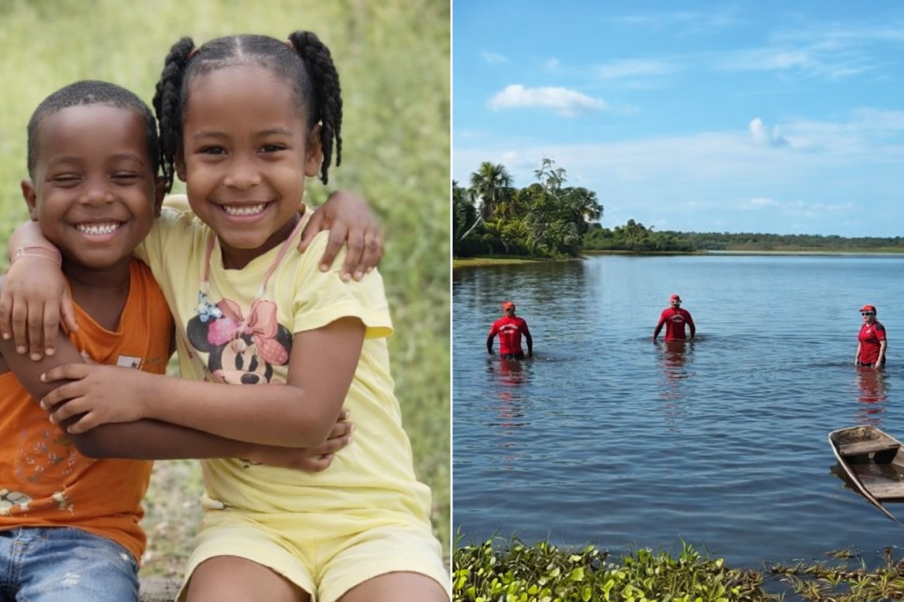 Mergulhadores intensificam buscas em lago por crianças desaparecidas em Bacabal