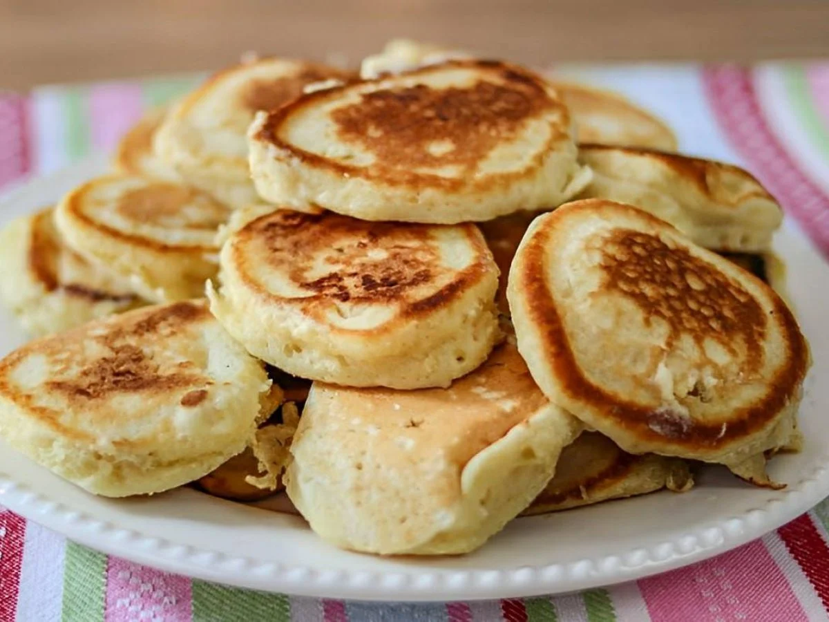 Bolinho de chuva de frigideira (sem óleo)