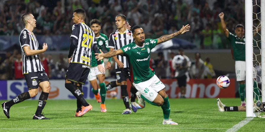 Palmeiras vence Santos no primeiro clássico de 2026