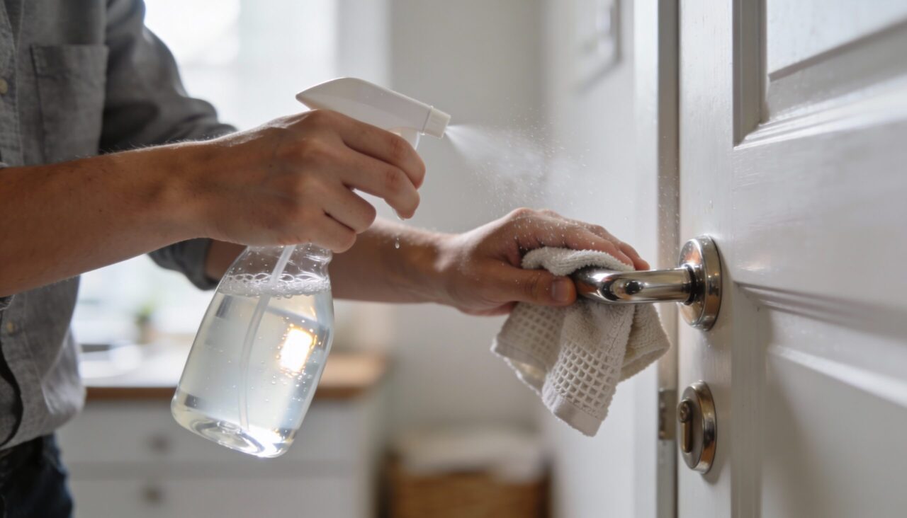 Para que serve e por que é recomendado borrifar vinagre nas maçanetas da casa