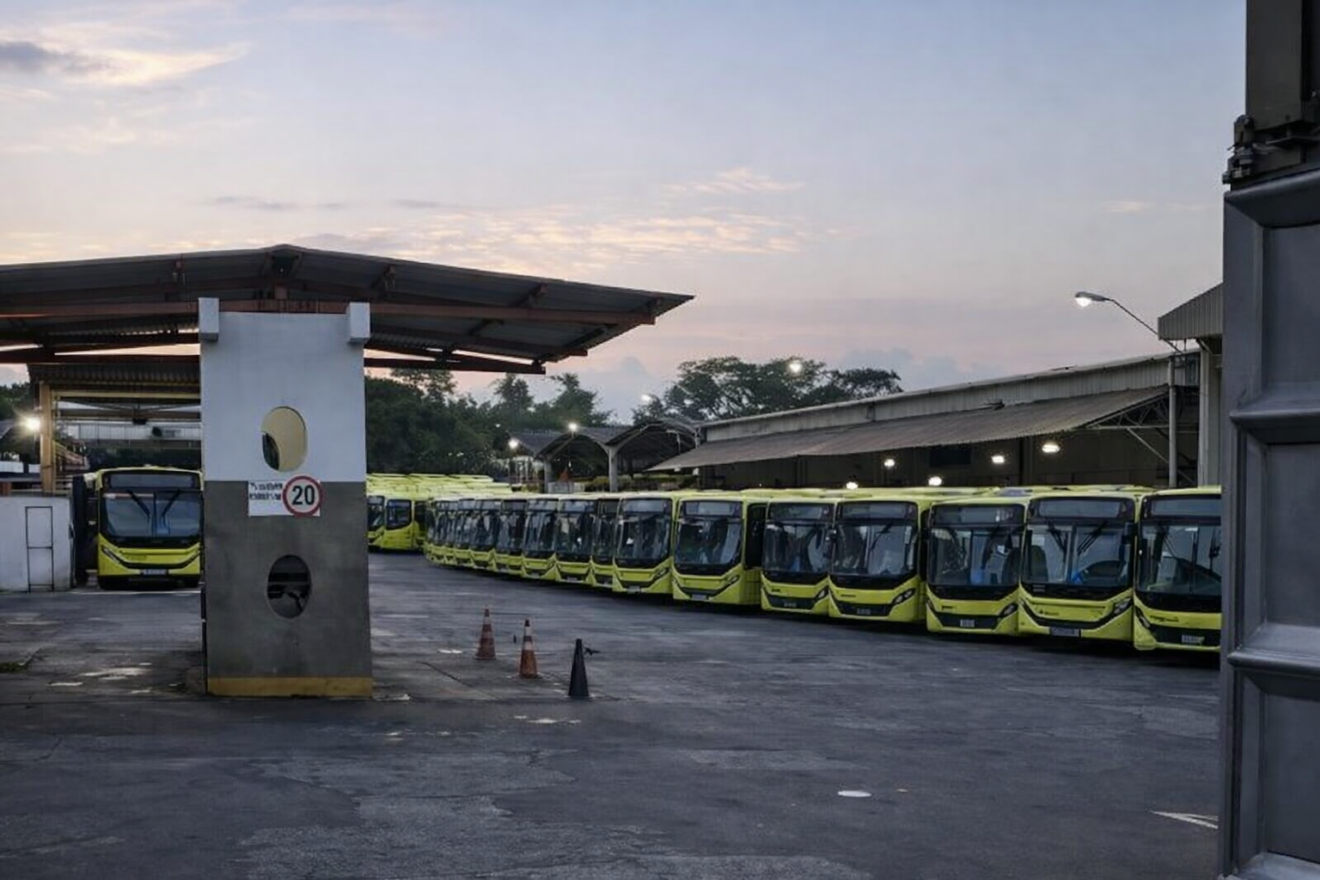 Ônibus do sistema urbano continuam parados mesmo após determinação do fim da greve pela Justiça