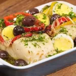 Bacalhau na panela de pressão