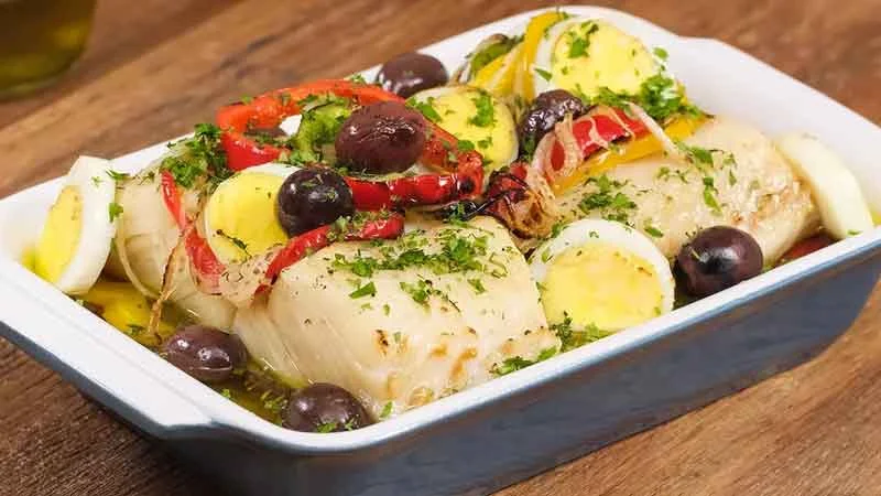 Bacalhau na panela de pressão
