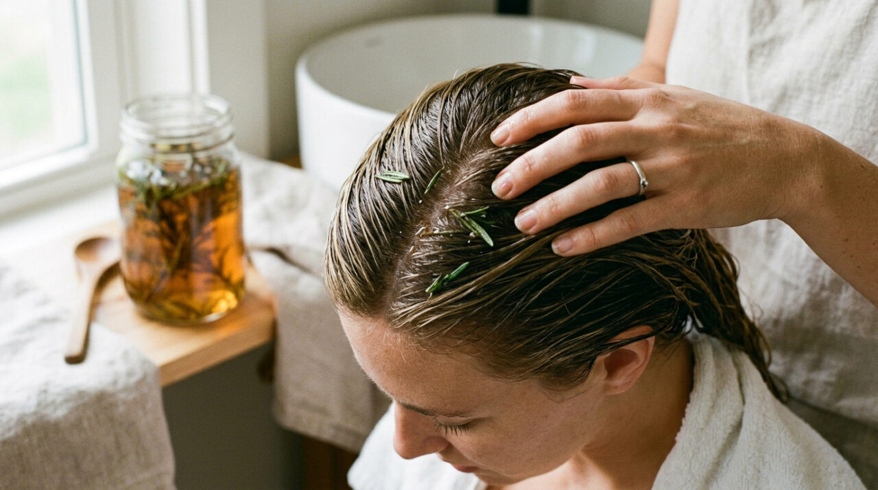 Dicas para lavar o cabelo com chá de alecrim. Saiba quando vale a pena experimentar