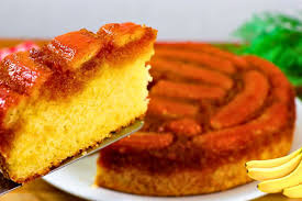 Bolo de banana Caramelizado