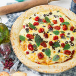 Pizza de pão de queijo sem glúten