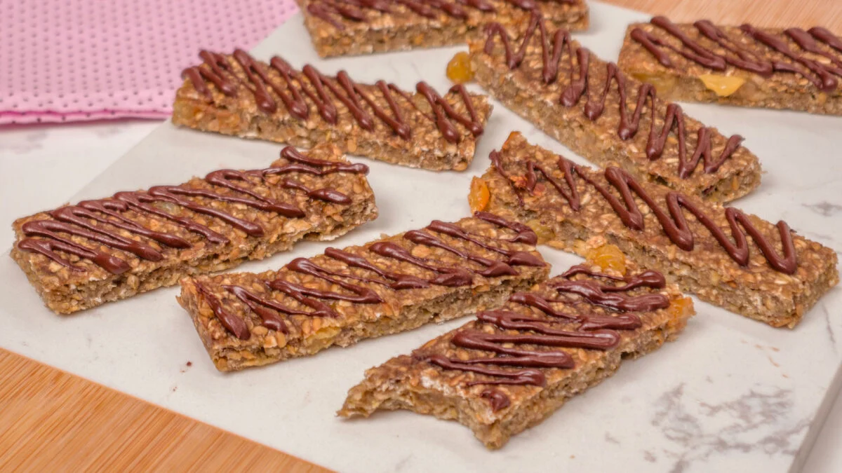 Barrinha de banana com aveia