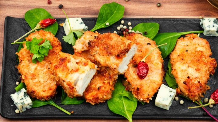 Frango crocante sem óleo