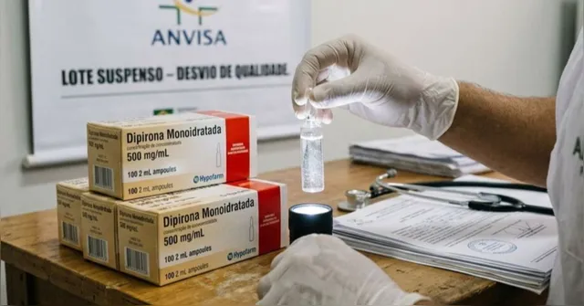 Anvisa manda recolher lote de dipirona com desvio de qualidade