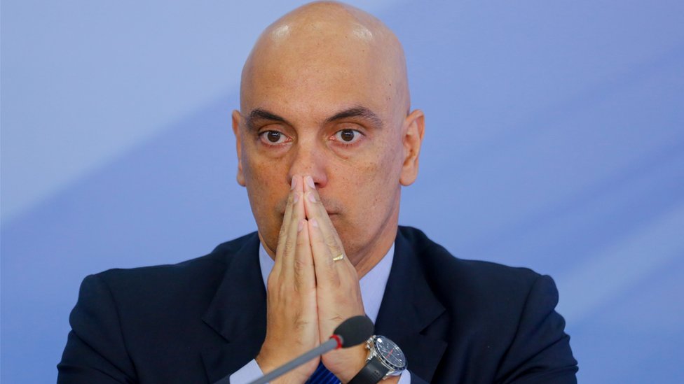 Alexandre de Moraes é notificado por e-mail sobre ação de Rumble e empresa de Trump nos EUA