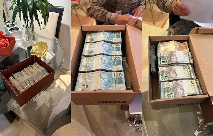 PF apreende mais de R$ 500 mil em dinheiro vivo na casa de um dos alvos