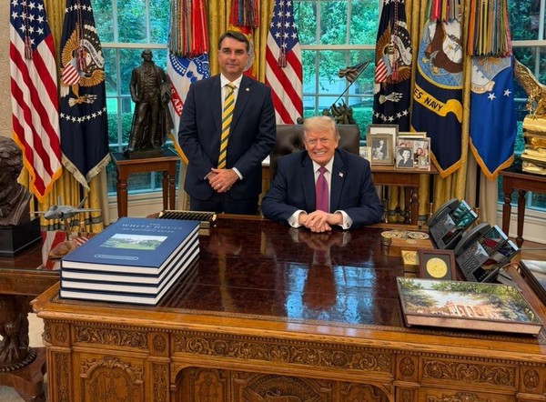 Flávio diz a Trump que EUA terão país aliado e não será necessário taxar empresas brasileiras