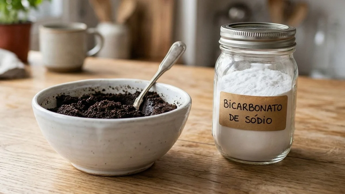 Dicas para usar a mistura de bicarbonato de sódio e café