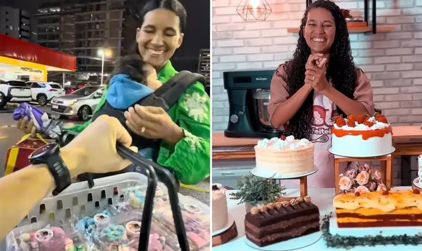 Mãe que vendia donuts nas ruas com bebê recebe oferta de R$ 300 mil e abre confeitaria