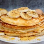 Panqueca de banana com aveia