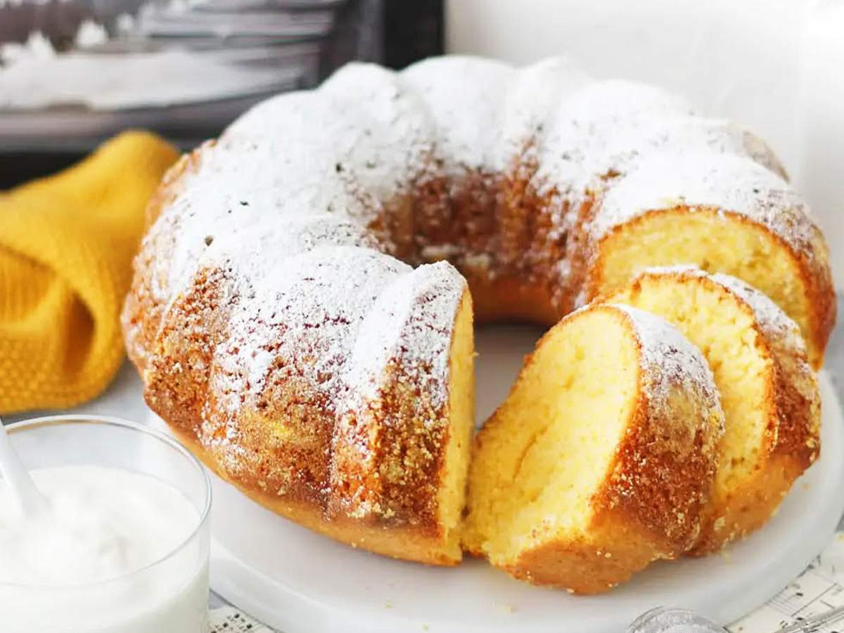 Bolo de iogurte de liquidificador