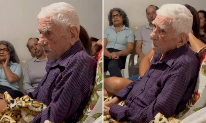 Prestes a completar 100 anos, idoso conta como manteve sua fé: “Nunca olhei para o lado”