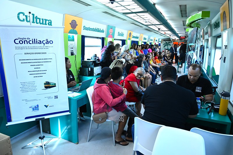 Conciliação gratuita: passageiros de trem podem resolver conflitos nesta quinta e sexta-feira