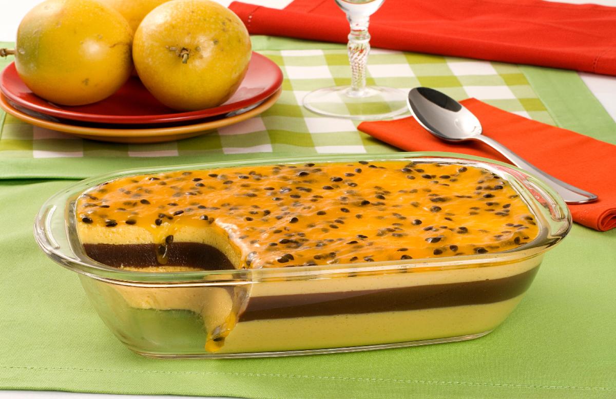 Mousse de maracujá trufado