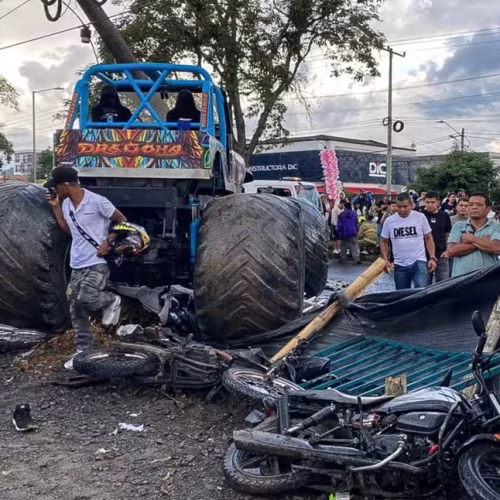 Acidente com Monster Truck deixa mortos e feridos na Colômbia