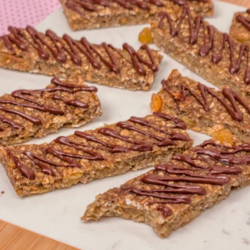 Barrinha de banana com aveia