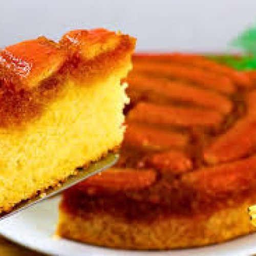 Bolo de banana Caramelizado