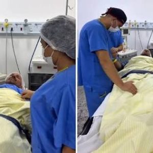 Paciente ora por médicos antes de cirurgia: “Que se cumpra a Tua vontade através deles”