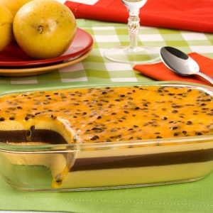 Mousse de maracujá trufado