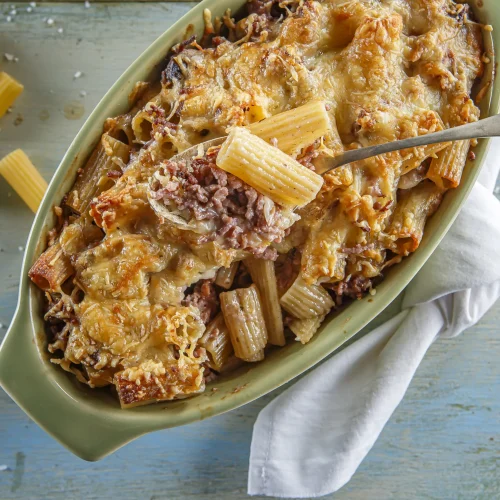 Rigatoni gratinado